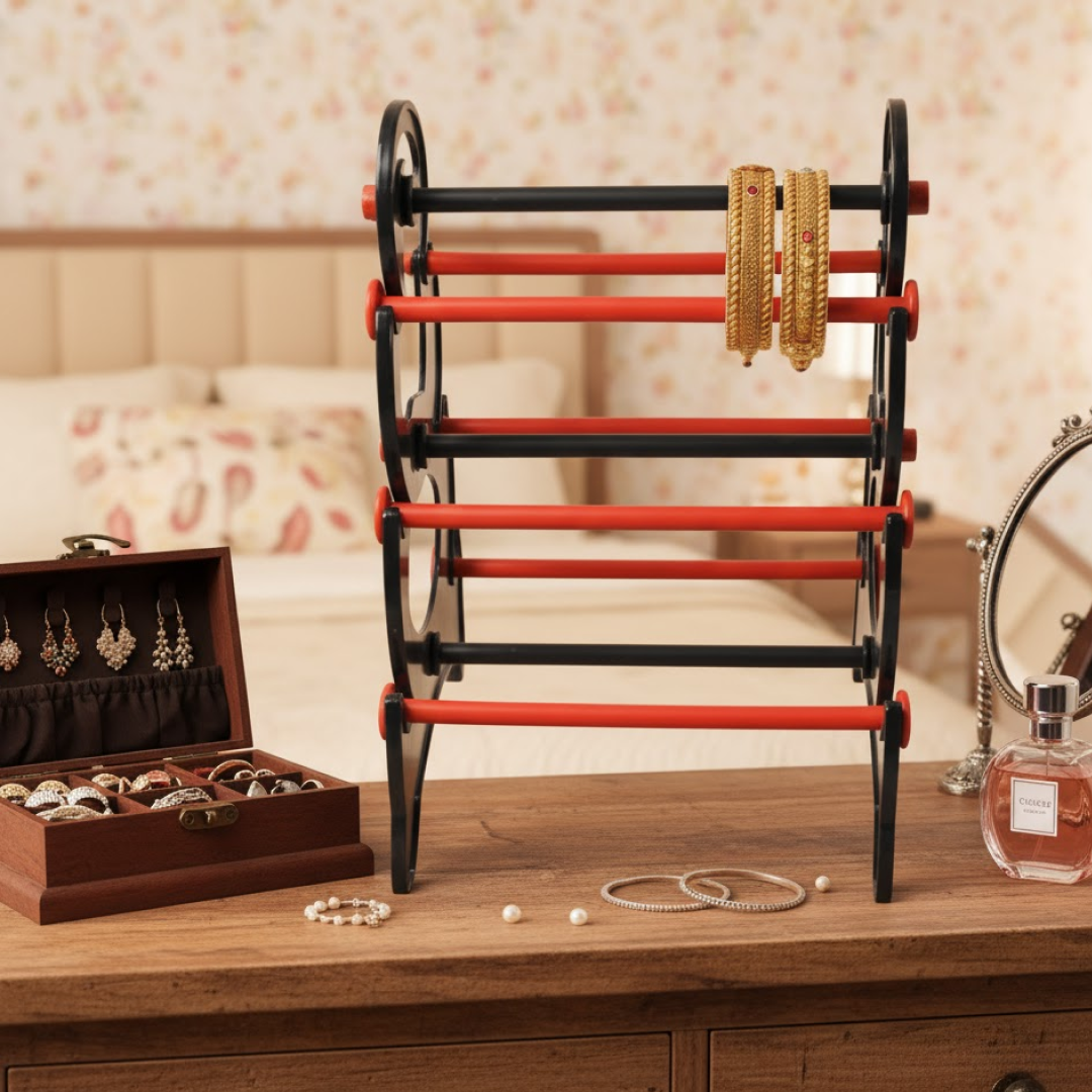 3-step bangle display stand for home dressing table and shop .in India