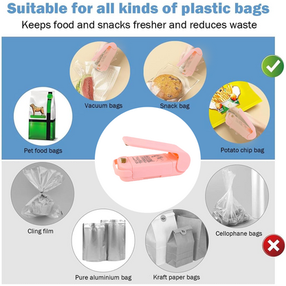  Mini Plastic Bag Sealer Heat Sealing Machine - key feature close-up