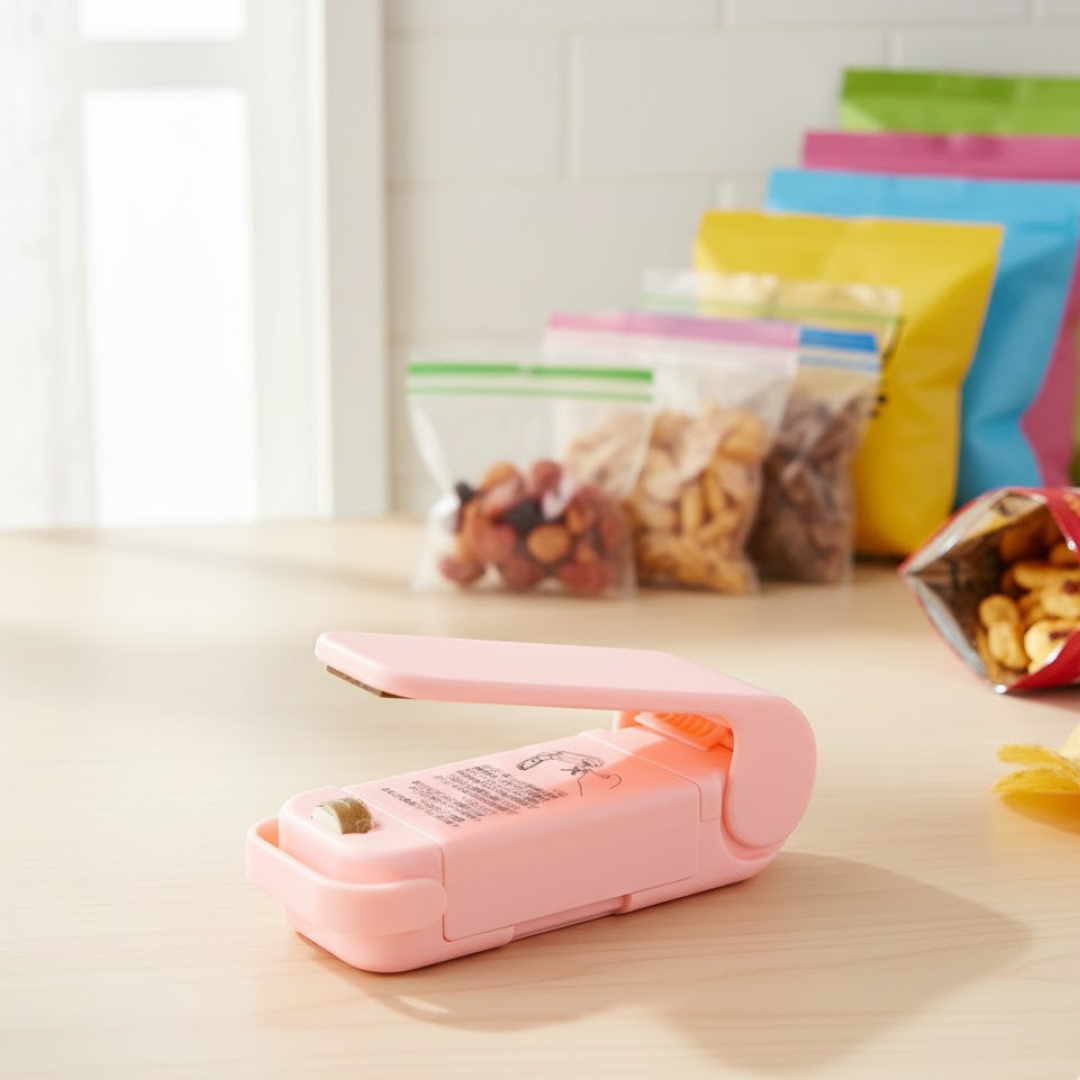 Mini Plastic Bag Sealer Heat Sealing Machine - packaging shot