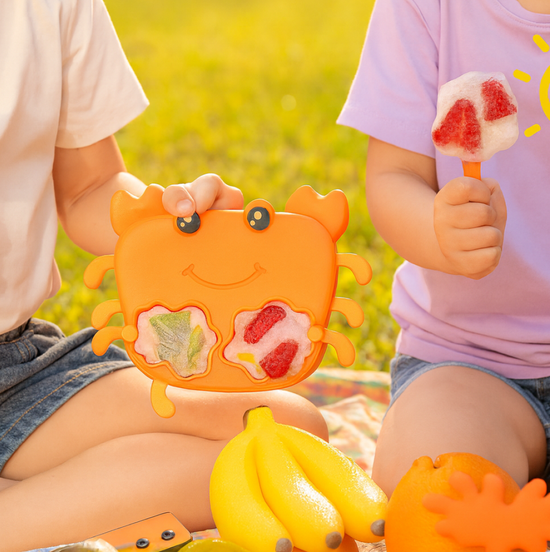 silicone ice tray crab