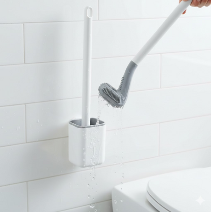 Golf Toilet Cleaner Brush  & Magic Sticker Holder