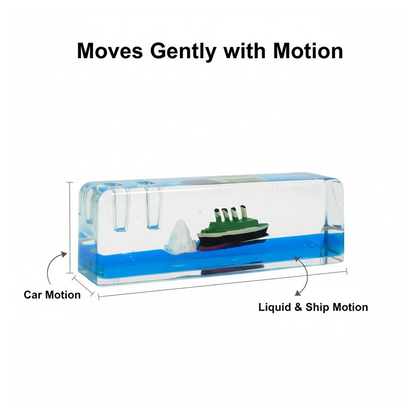 Car Interior Dashboard Decoration Floating Water Cruiser Ship (1 Pc)