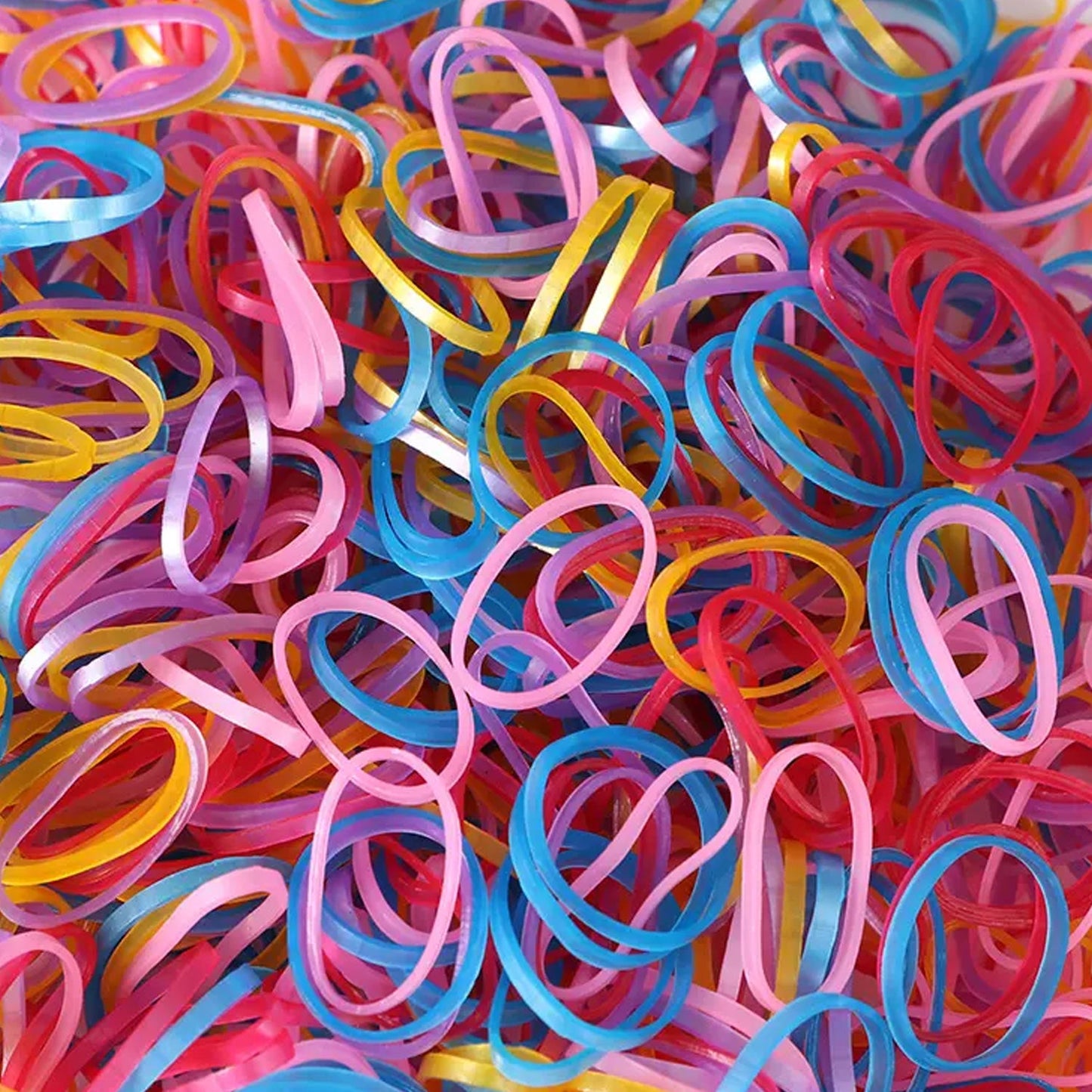 Strong & Reusable Rubber Bands: Multicolor (1.5 Inch 100 GM)