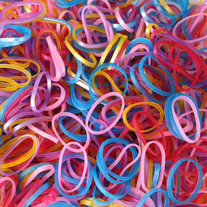 Multicolor Rubber Bands – Elastic & Reusable for Office & Home (0.5 Inch / 100GM)