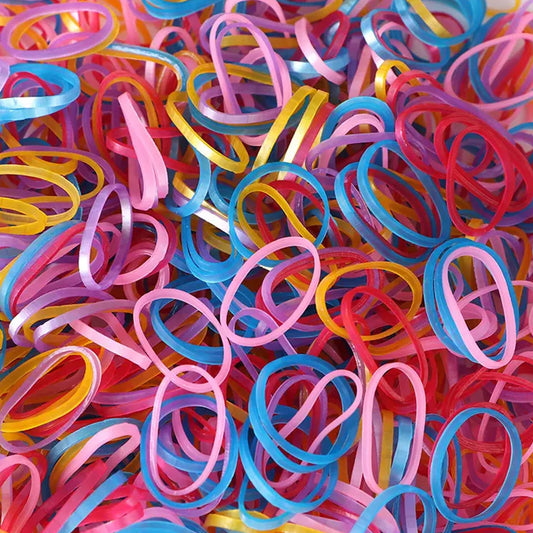 Multicolor Rubber Bands – Elastic & Reusable for Office & Home (0.5 Inch / 100GM)