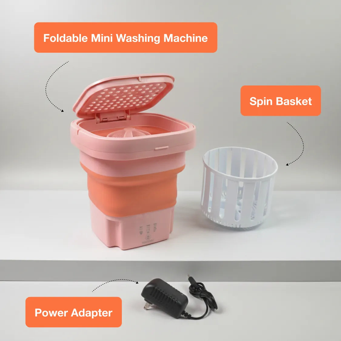  Portable Foldable Washing Machine - comparison shot
