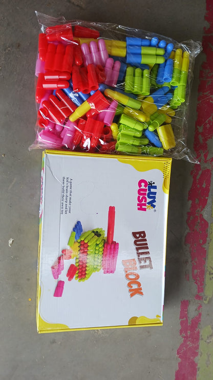 colorful bullet blocks toy