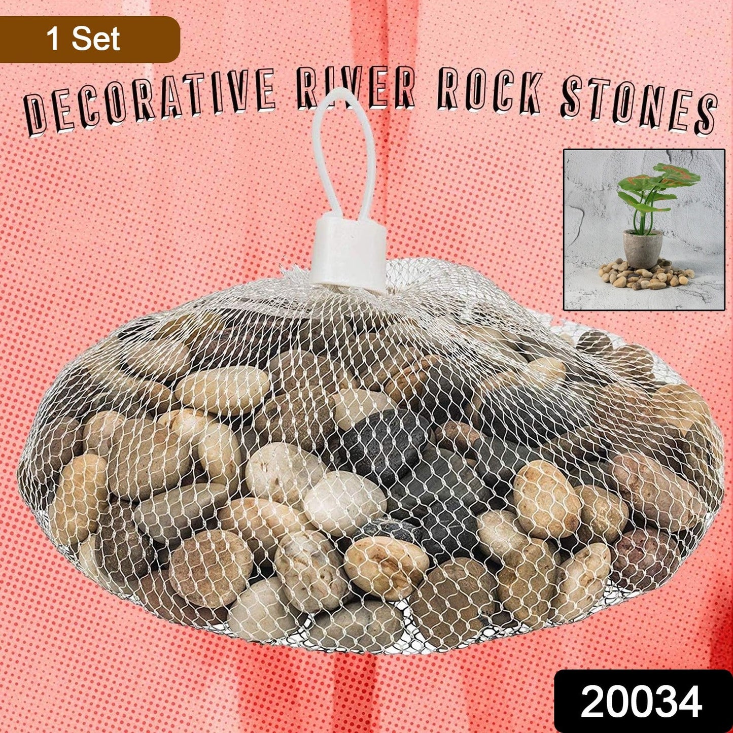 Natural garden stone decor