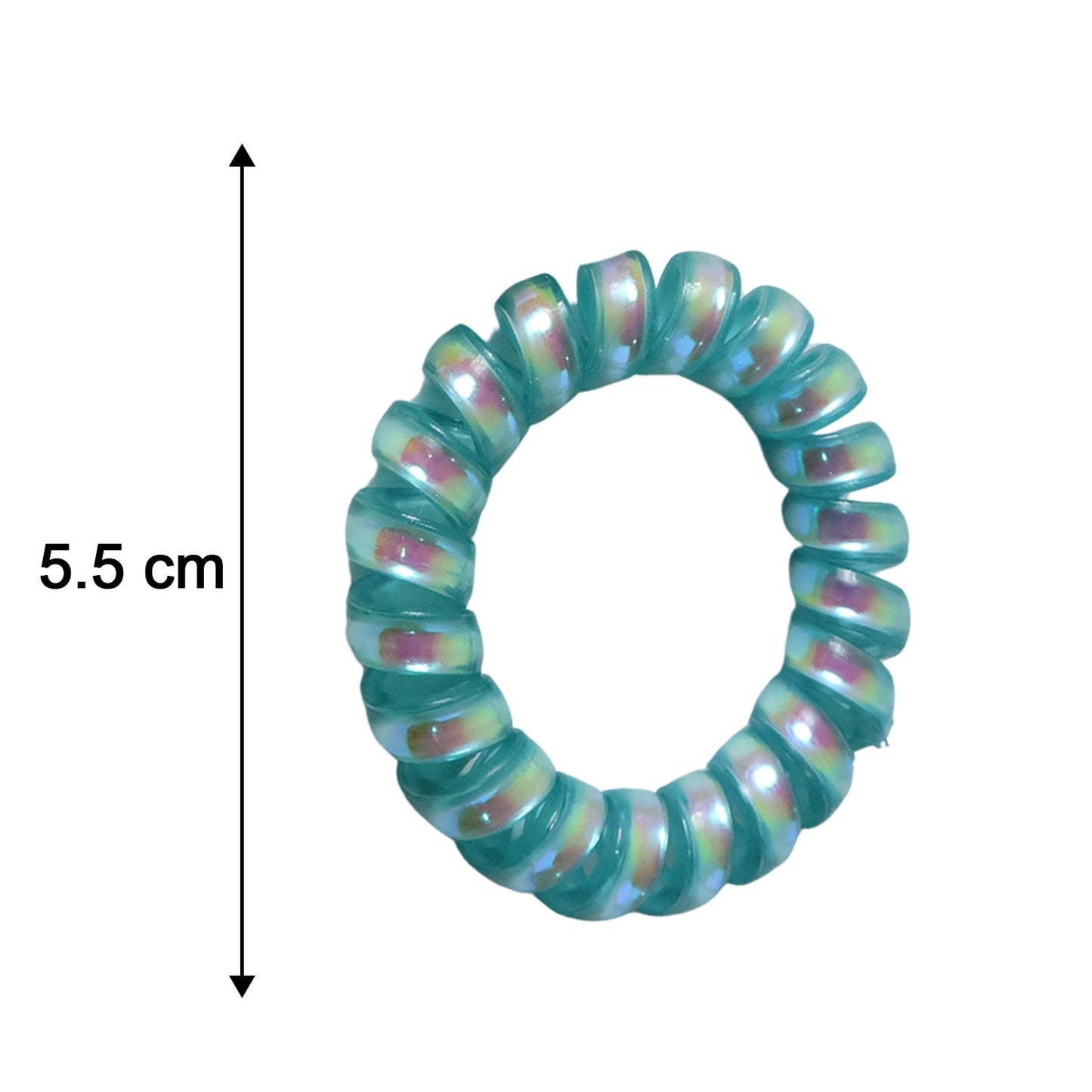 flexible coil hair scrunchies