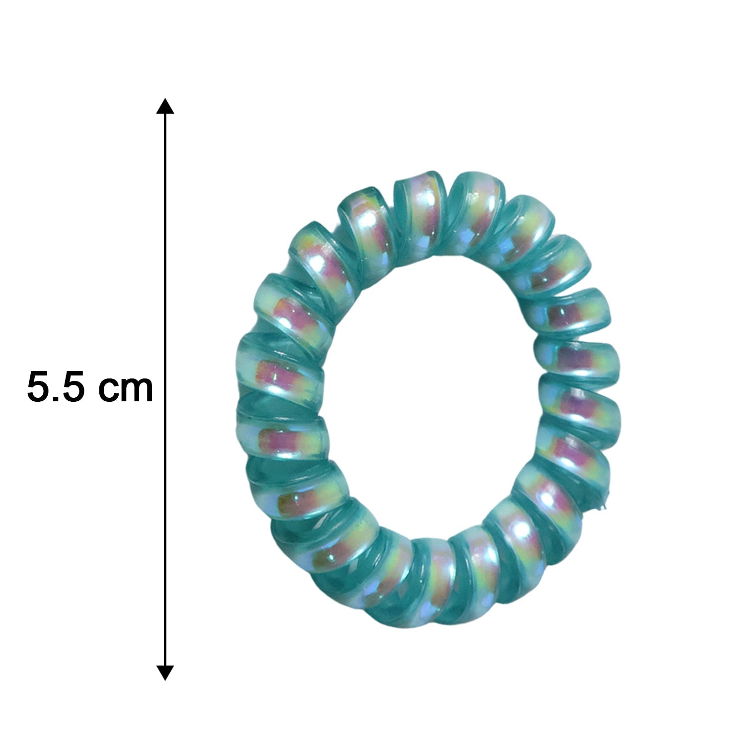 flexible coil hair scrunchies