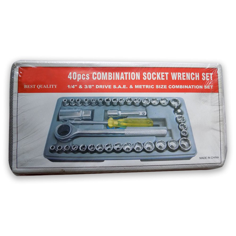  Socket Combination Toolkit 40 Pcs - comparison shot