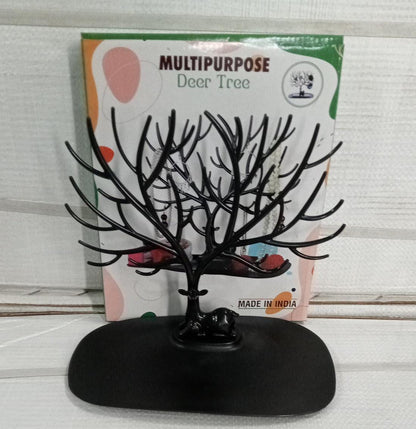 Deer jewellery hanging tree stand for earrings and necklaces India