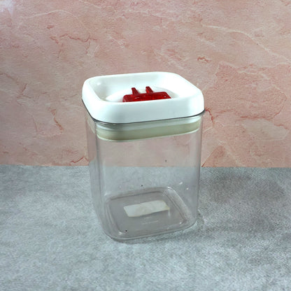 Clear airtight box for cereals and snacks