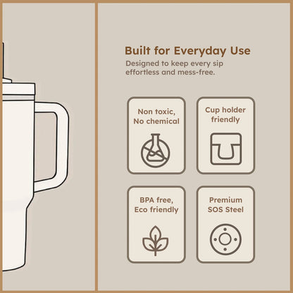  Extra Large Insulated Travel Mug - angle