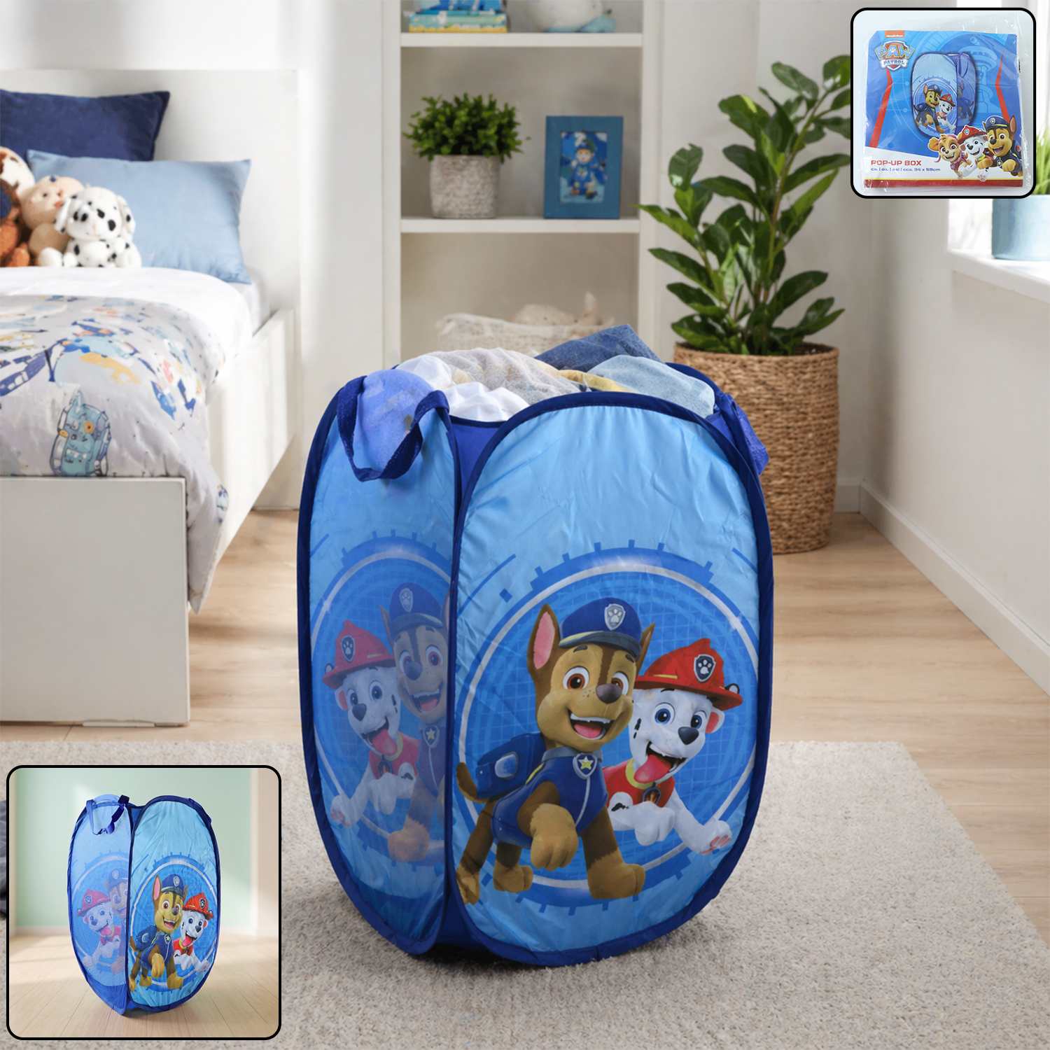 kids cartoon laundry basket