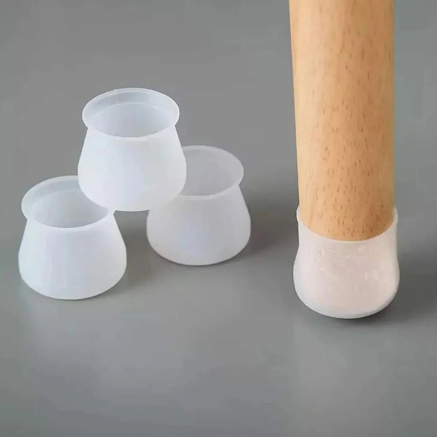 Premium Silicone Furniture Feet Pads (4 Pc Set / Mix Color)