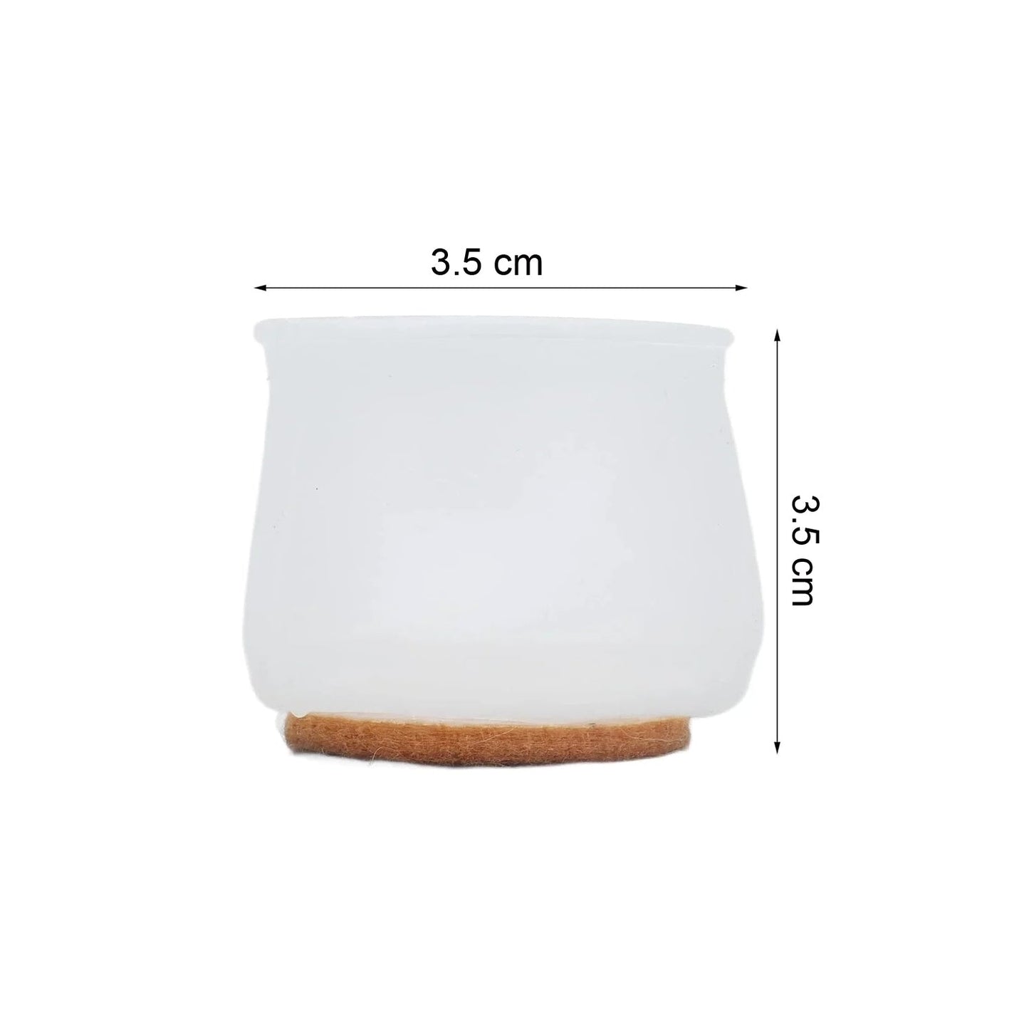Premium Silicone Furniture Feet Pads (4 Pc Set / Mix Color)