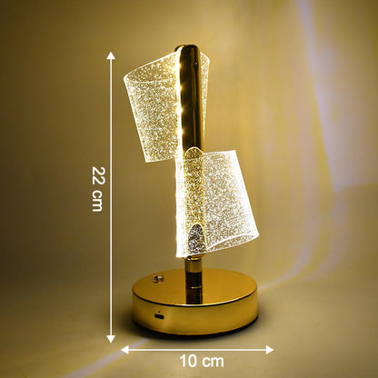  LED Crystal Lamp for Festive Decor