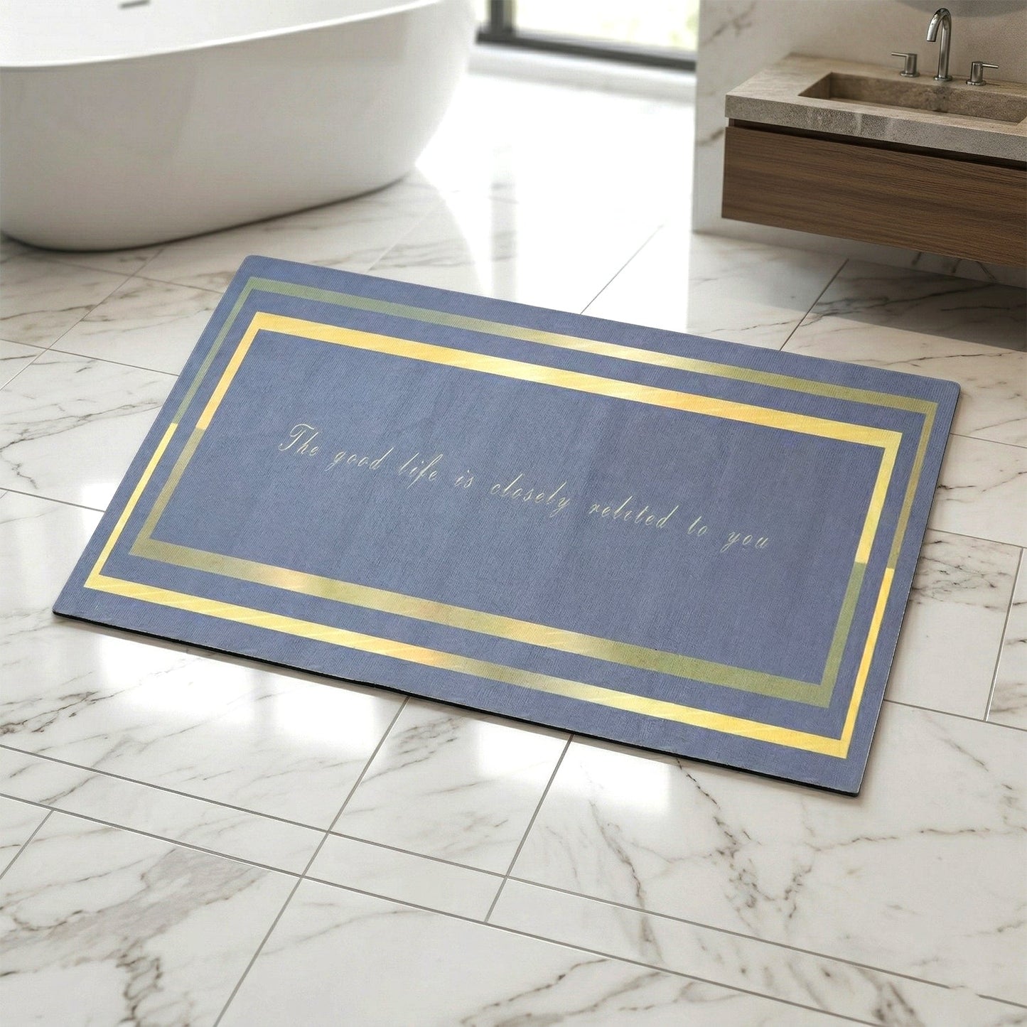 water absorbent bathroom rug for home