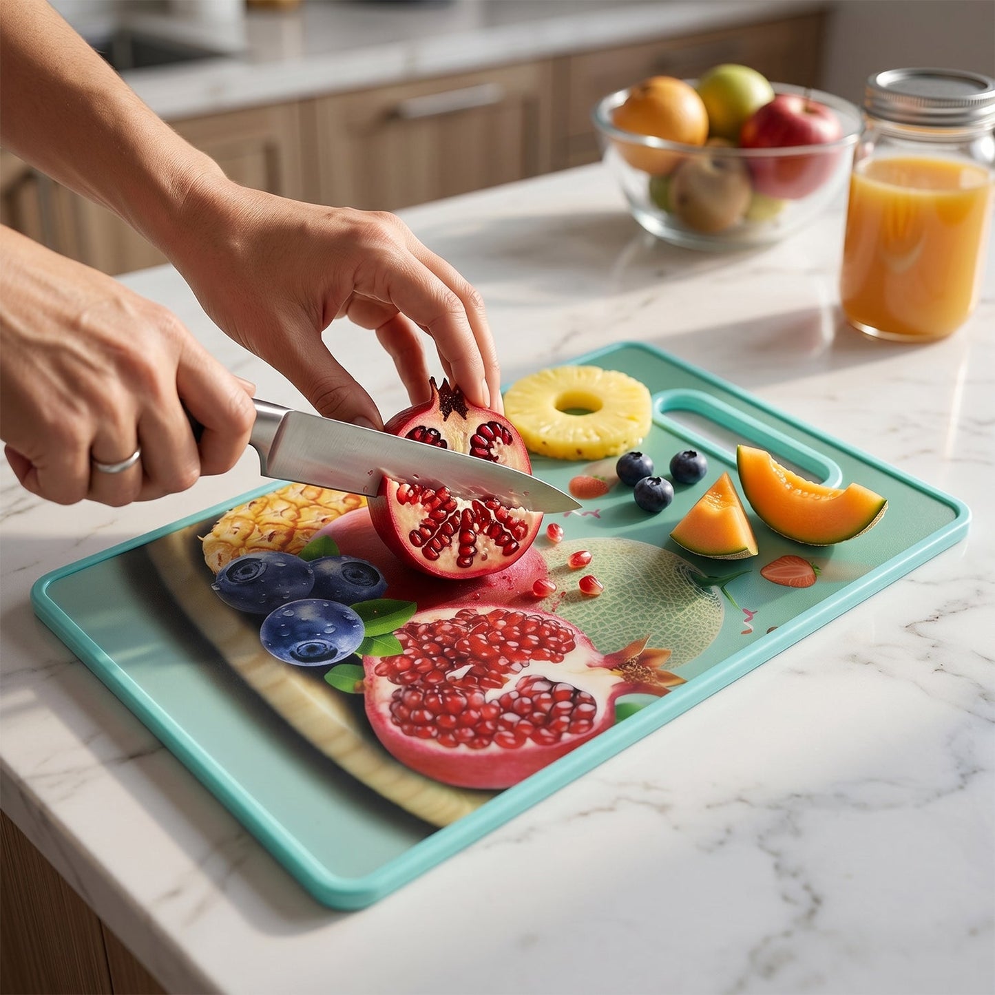 Multipurpose Anti-Slip Cutting Board (1 Pc, 36x23 Cm)