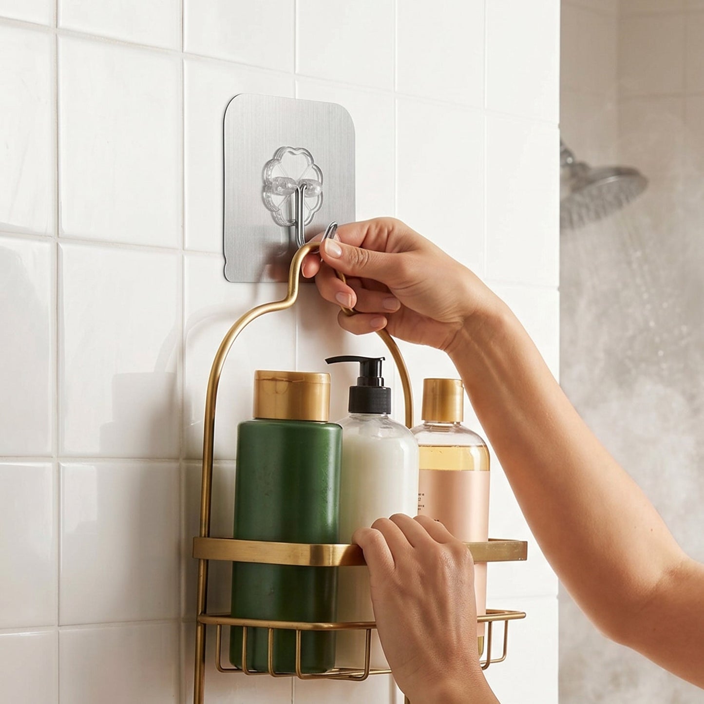 Stainless Steel Adhesive Wall Hook 