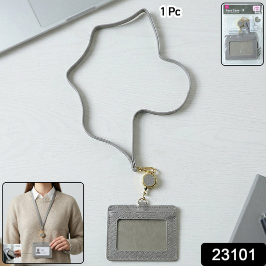  id badge holder with lanyard for office use