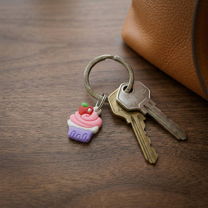 cute dessert keyring charms