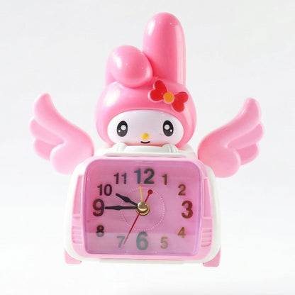 kids pink alarm clock bunny