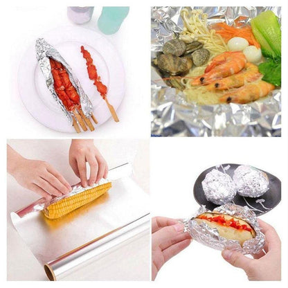 Premium Aluminium Foil Paper Roll (18 Mtr)