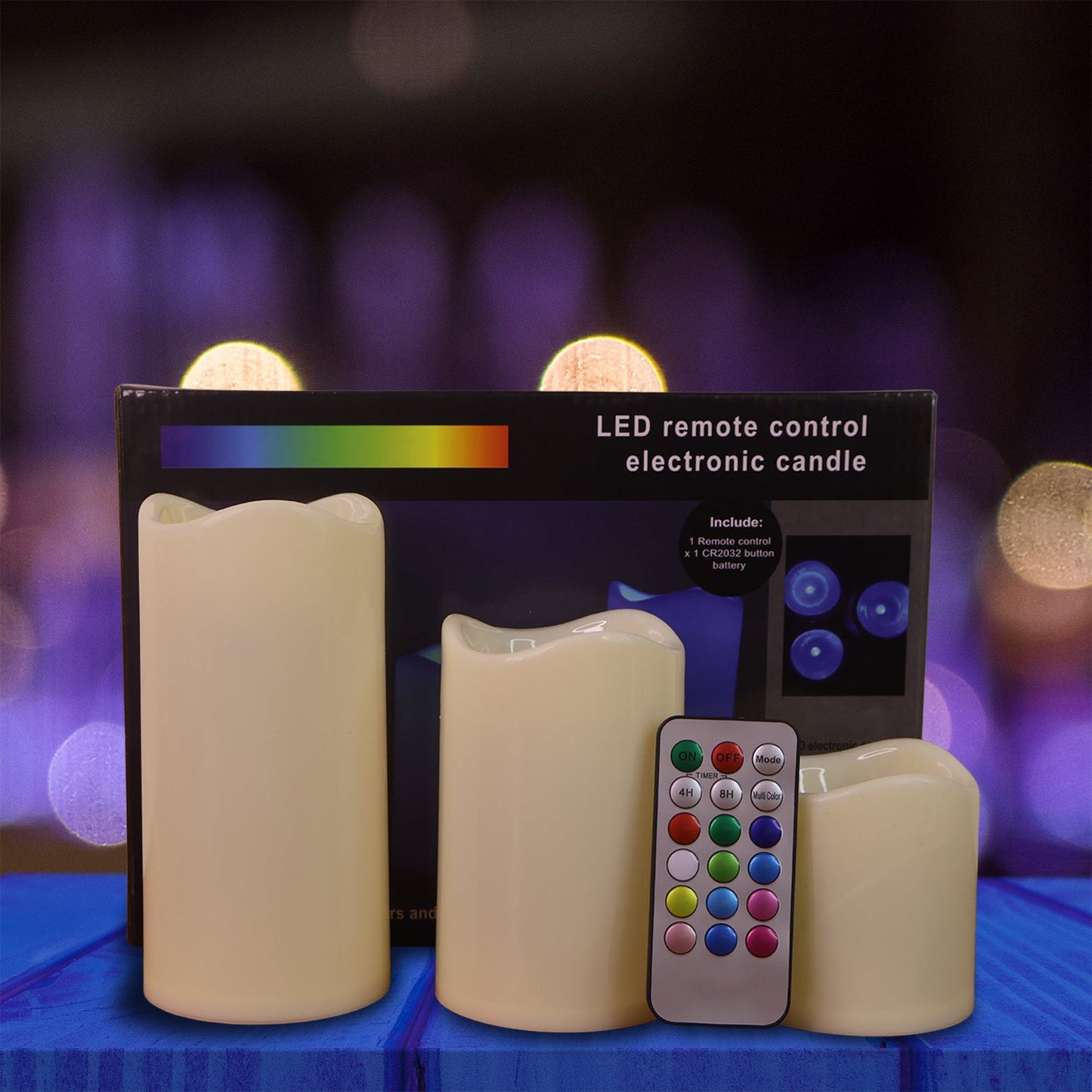 3 Decorative LED Candles