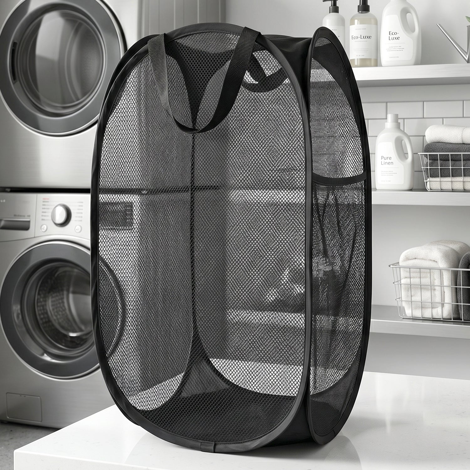 home laundry storage basket