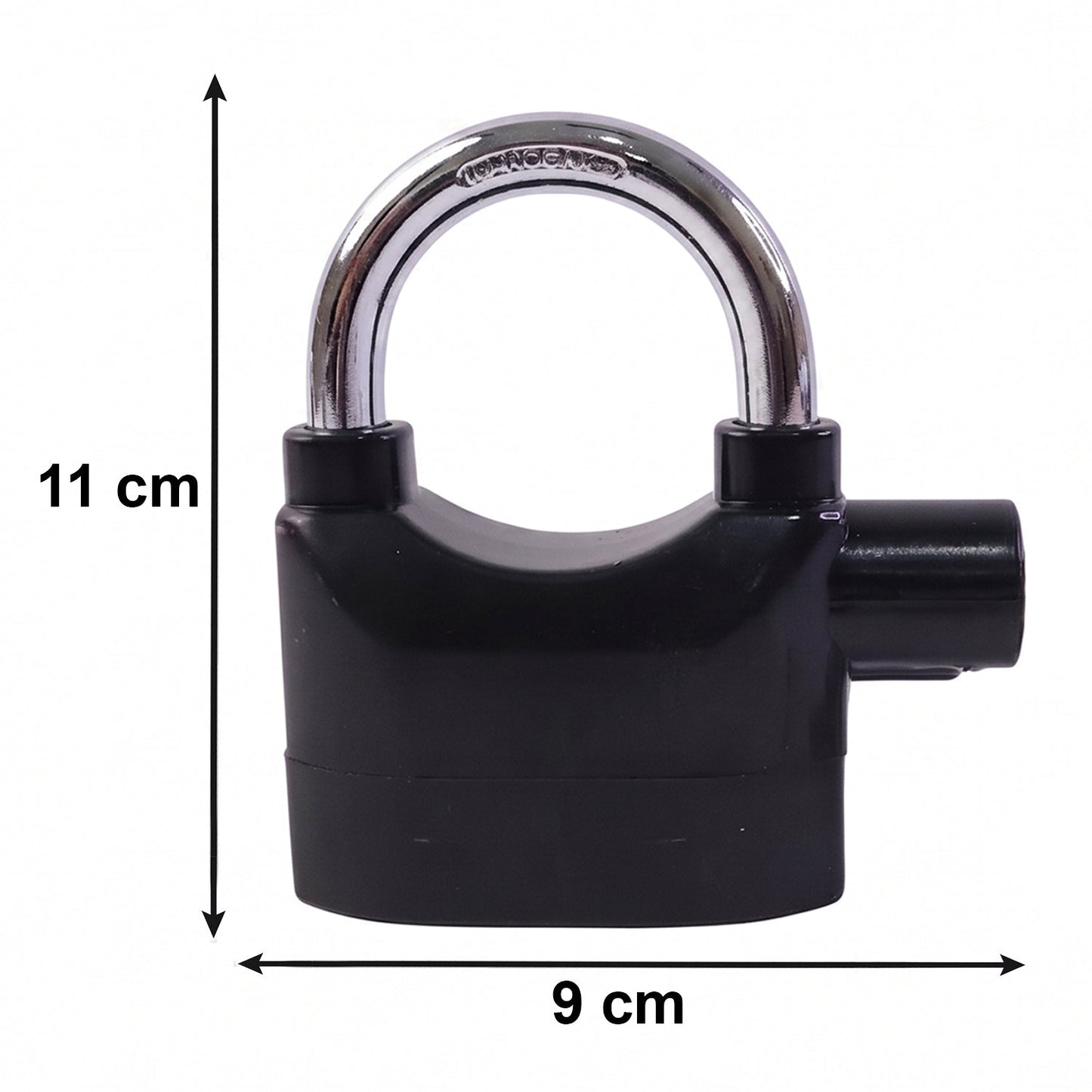 Heavy Duty Security Alarm Padlock with Built In Sound Alert System With 3 keys