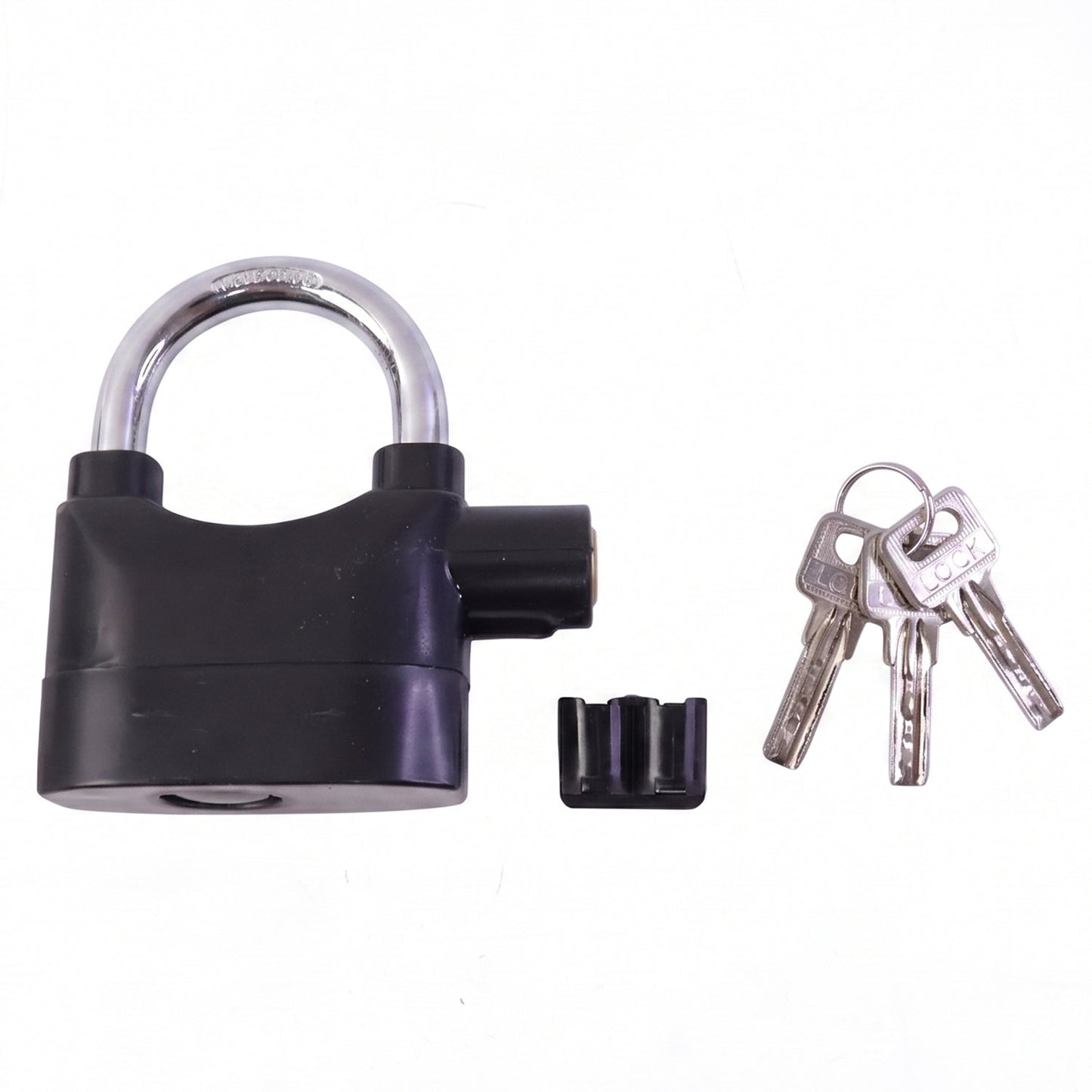 Heavy Duty Security Alarm Padlock with Built In Sound Alert System With 3 keys