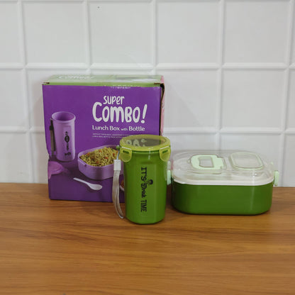 Multi-Functional 1 Set Leakproof Lunch Box with Cutlery & Tumbler