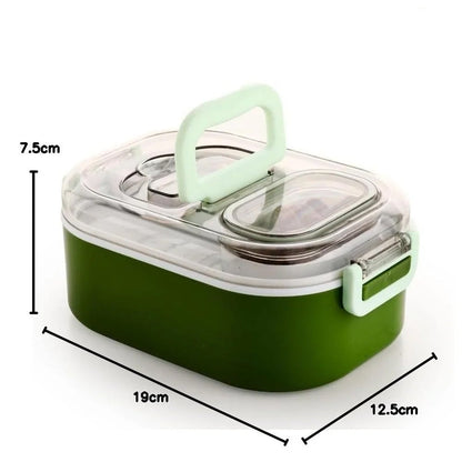 Multi-Functional 1 Set Leakproof Lunch Box with Cutlery & Tumbler