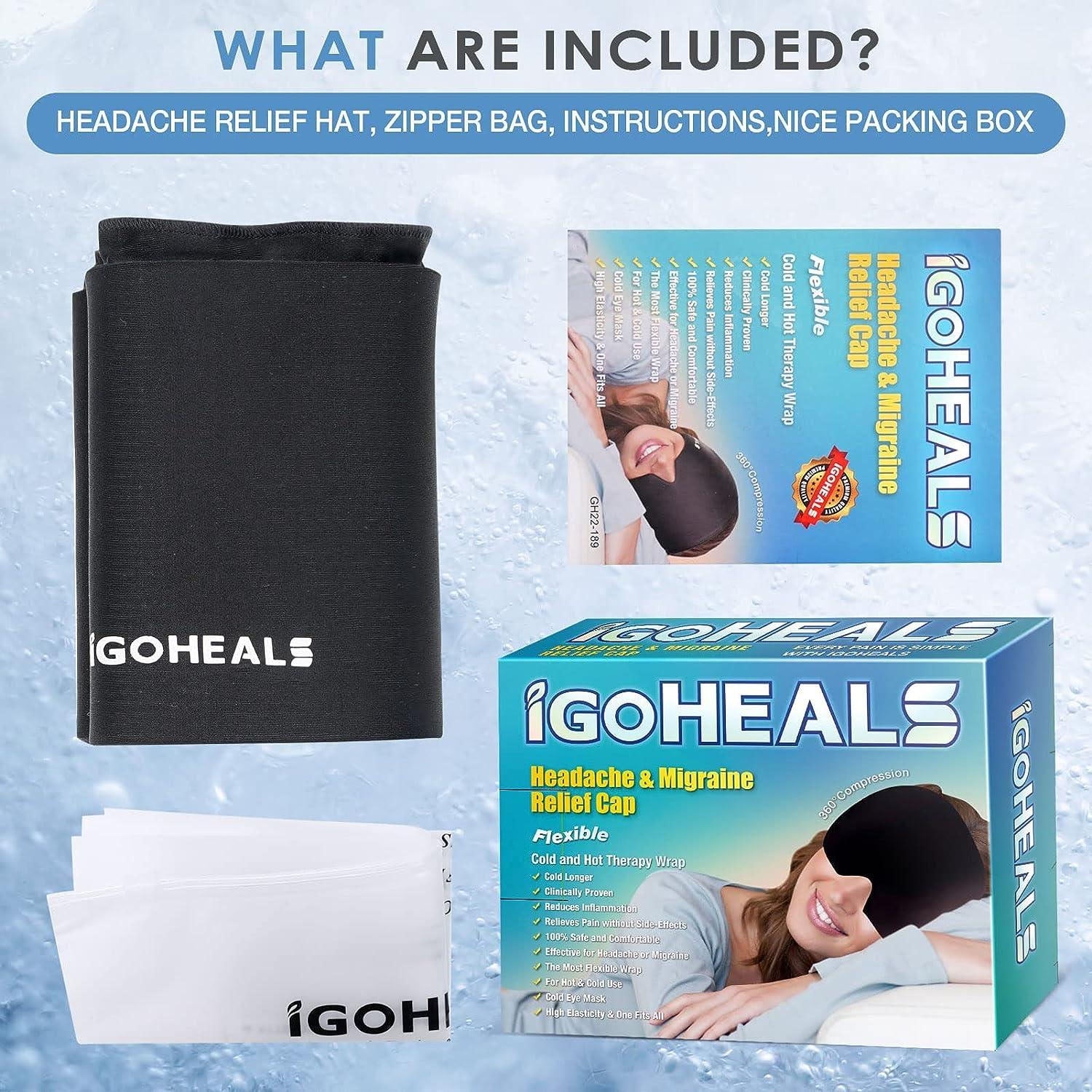 Warm compress head therapy cap