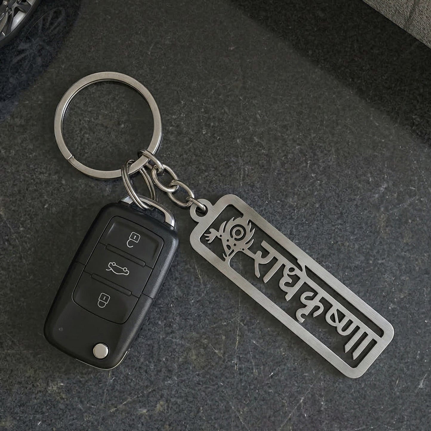 krishna devotional keychain