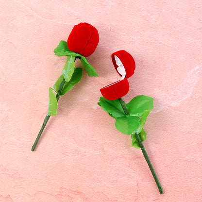 Rose ring box 2-piece stick side view India