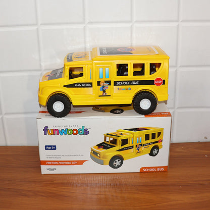 friction toy bus car