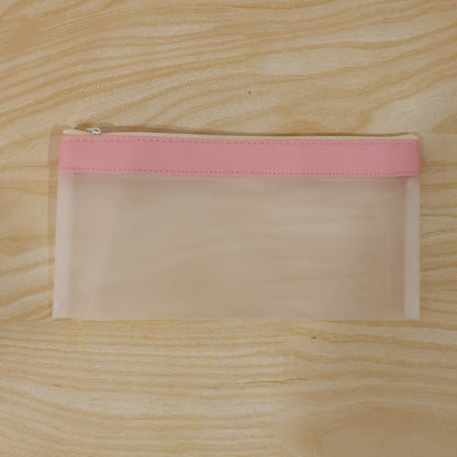 Transparent Multipurpose Zipper Pouch Bag (1 Pc)