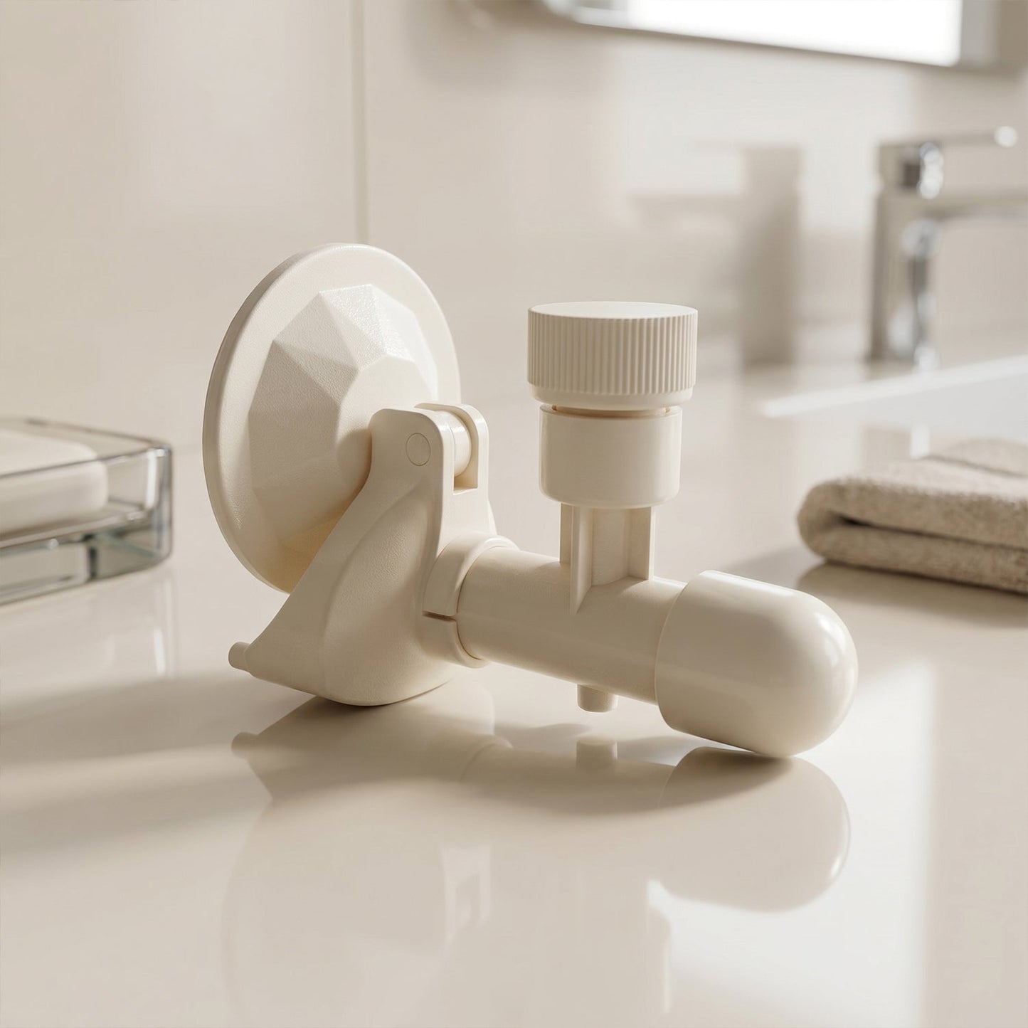 Liquid Soap Dispenser with Suction Cup for Easy Installation, 1 Pc