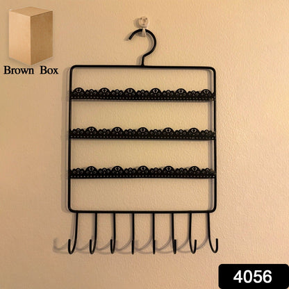 Hanging jewellery rack wall-mounted for earrings and accessories India