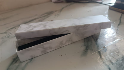 Marble luxury gift box 21x5cm detail view India