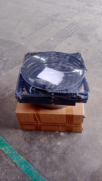 4-Layer Round Metal Folding Storage Trolley (1 Pc)