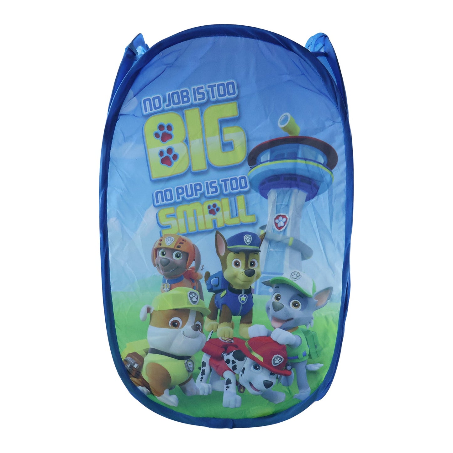 foldable mesh laundry bag blue