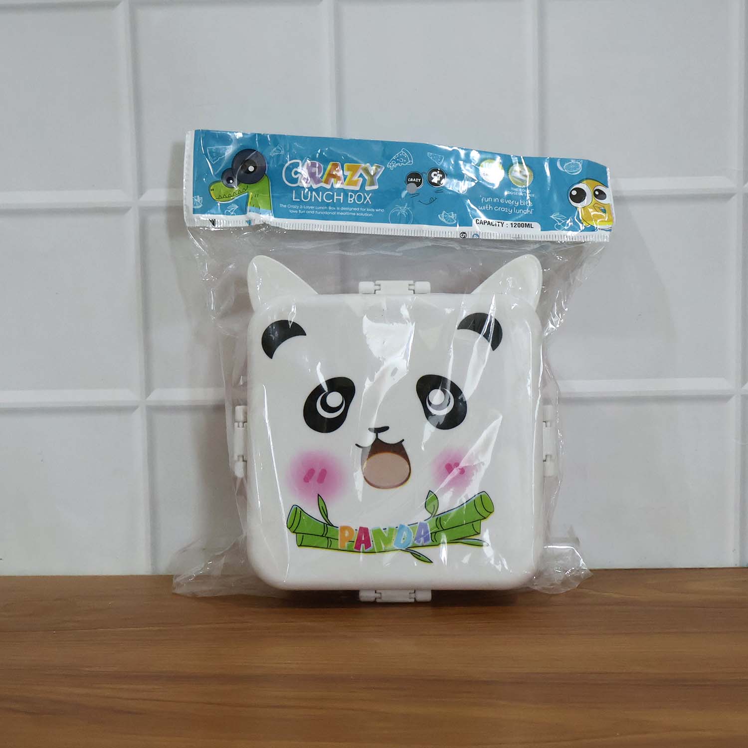 school tiffin box panda design